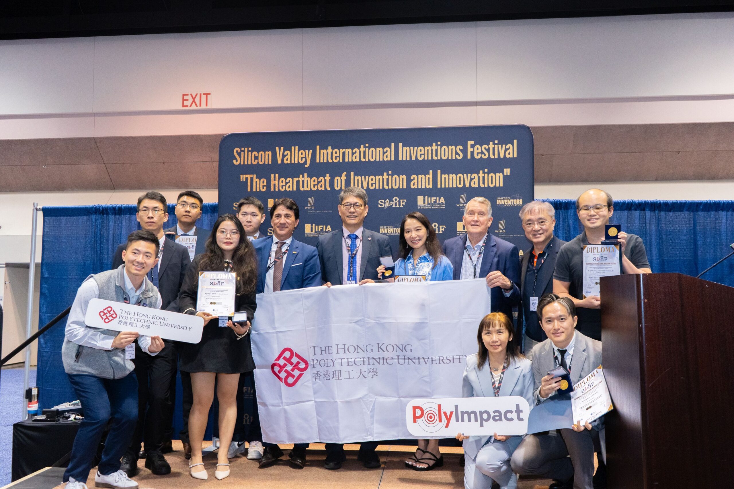 PolyU innovations garner nine awards at the Silicon Valley International Inventions Festival