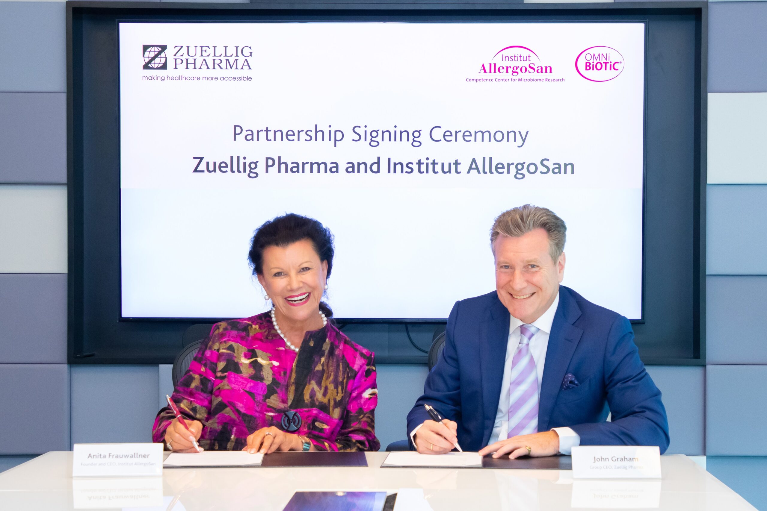 Zuellig Pharma and Institut AllergoSan sign 10-year regional partnership to bring leading probiotic brand OMNi-BiOTiC® to key markets in Asia