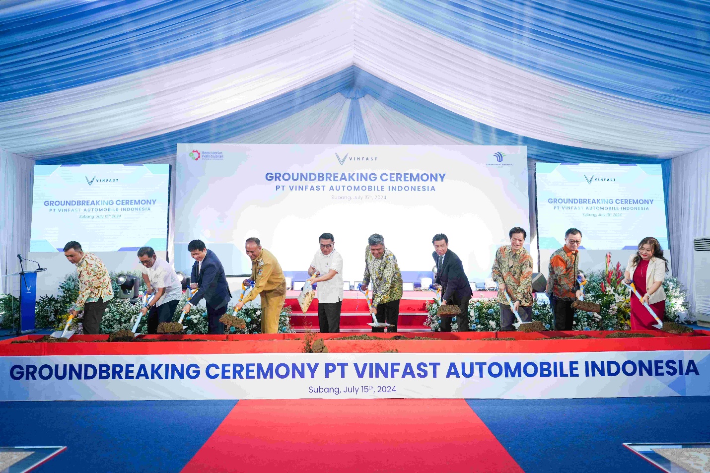 VinFast breaks ground on new EV assembly plant in Indonesia