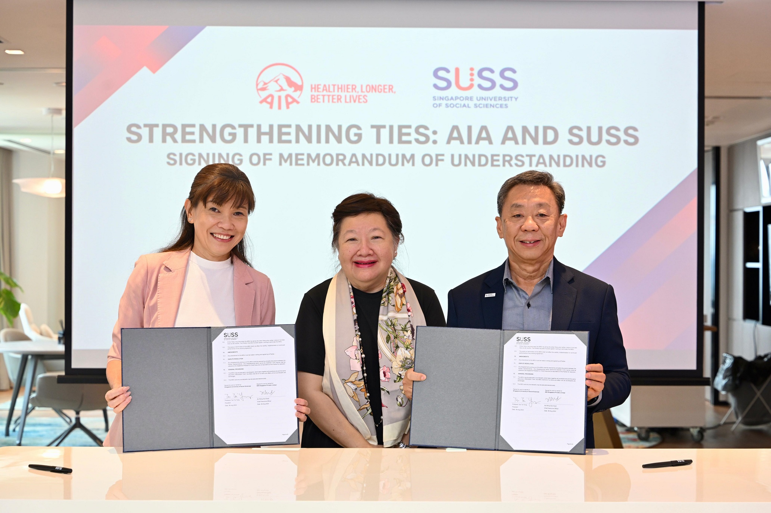 AIA Singapore and Singapore University of Social Sciences launch nation’s first insurance minor to strengthen talent pool and boost Singapore’s financial hub status