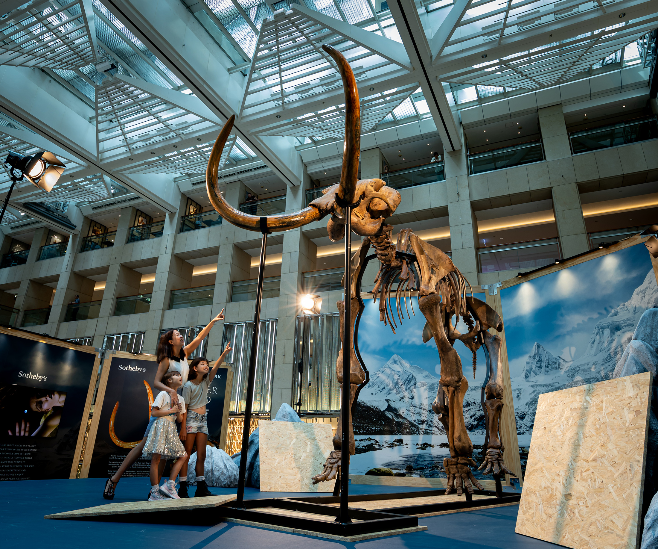 In Celebration of Sotheby’s Maison Opening Sotheby’s and LANDMARK Unveil the Largest Woolly Mammoth Public Showcase in Hong Kong