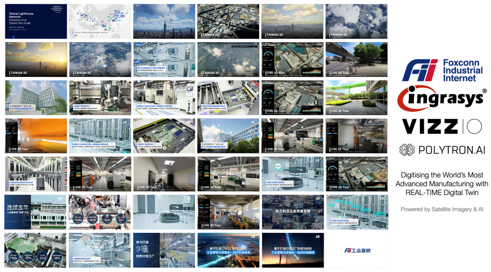 Vizzio Technologies, Foxconn Industrial Internet, and Ingrasys redefine Smart Manufacturing with Global Digital Twin Collaboration for the World’s First AI Server WEF Lighthouse Factory