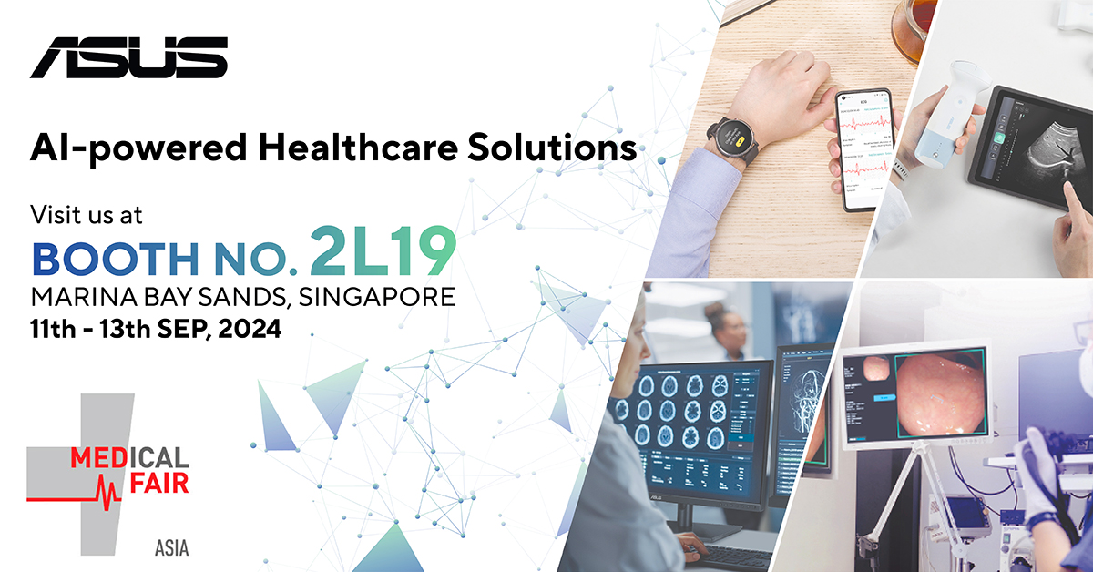 ASUS Showcases AI-powered Healthcare Solutions at Medical Fair Asia 2024