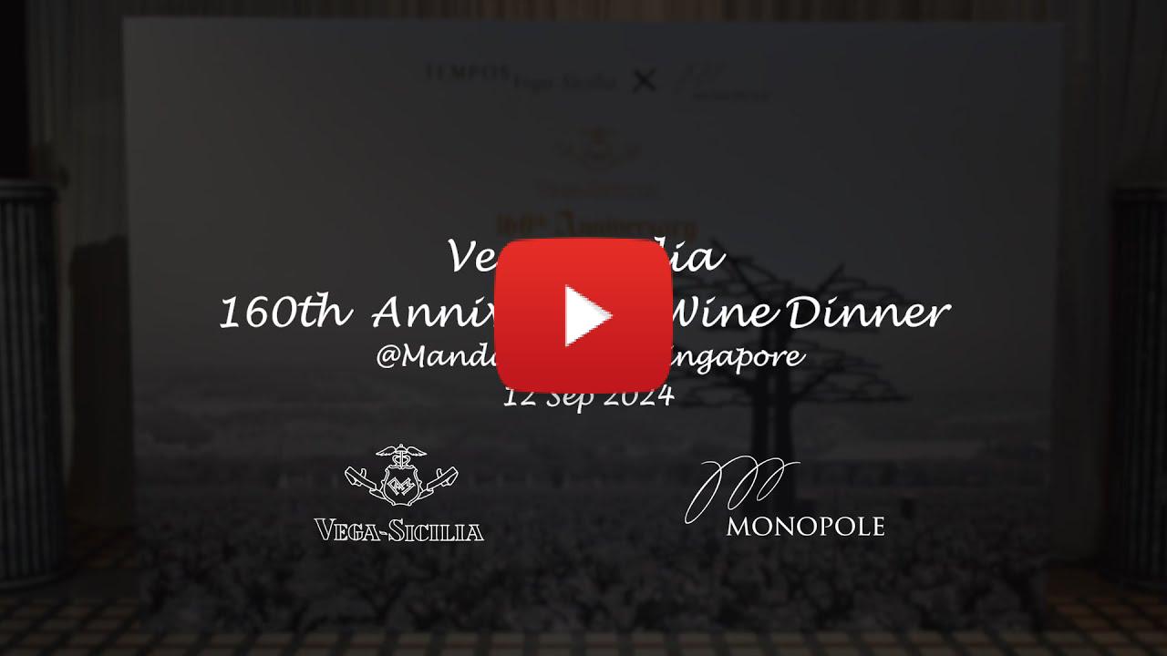 Monopole Celebrates 160 Years of Legendary Vega Sicilia with an Exclusive Wine Dinner