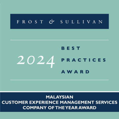 TDCX Malaysia Recognized as Frost & Sullivan’s 2024 Malaysian Customer Experience Management Services Company of the Year Award