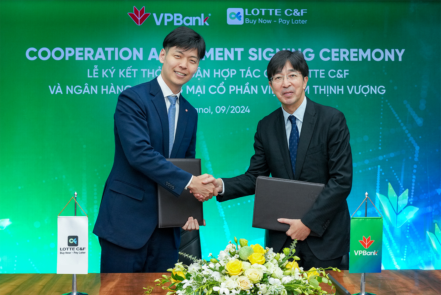 VPBank in cooperation with LOTTE C&F to support customers in “Buy now, pay later”