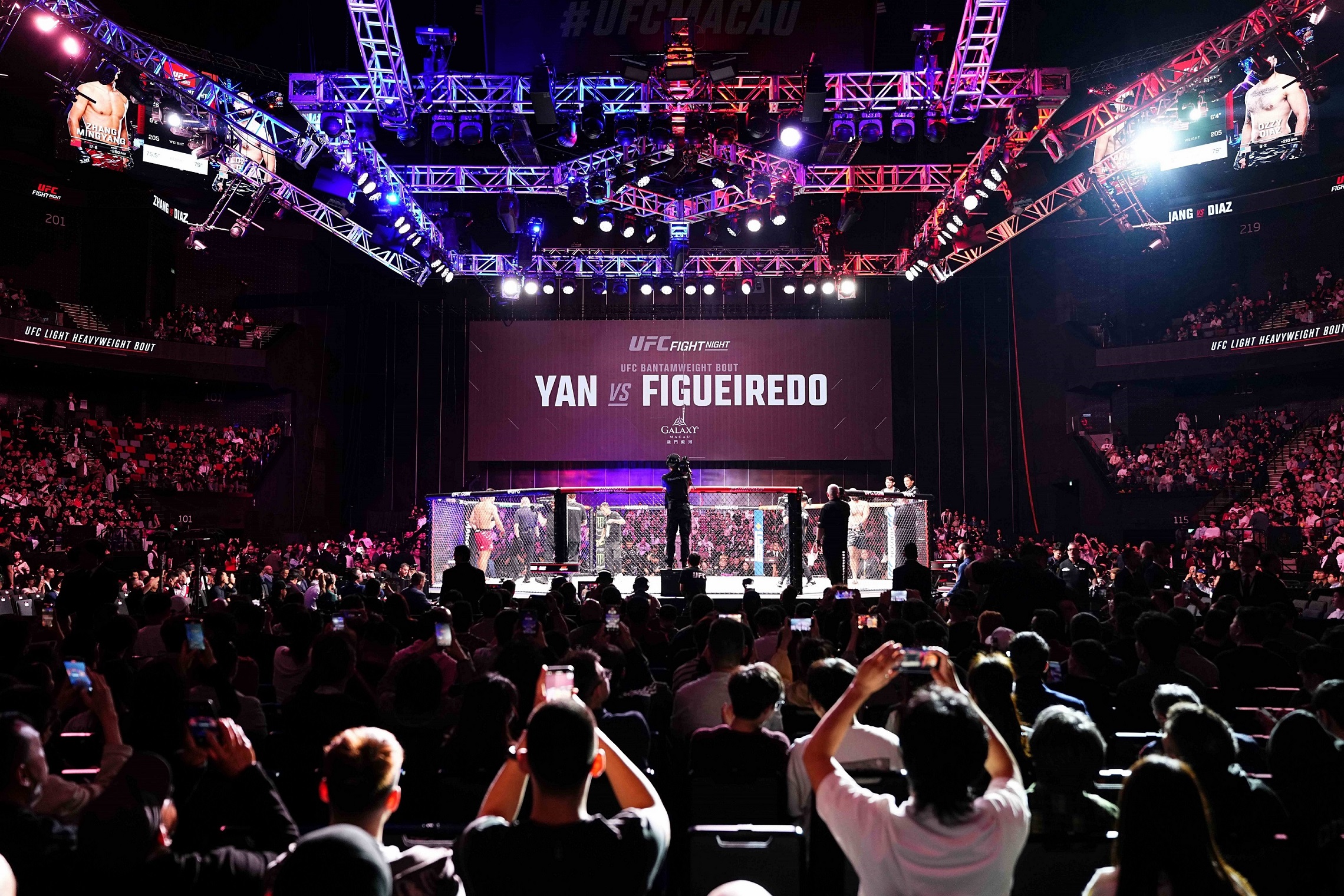 UFC® FIGHT NIGHT MACAU hosted by Galaxy Macau Heated Up the Galaxy Arena