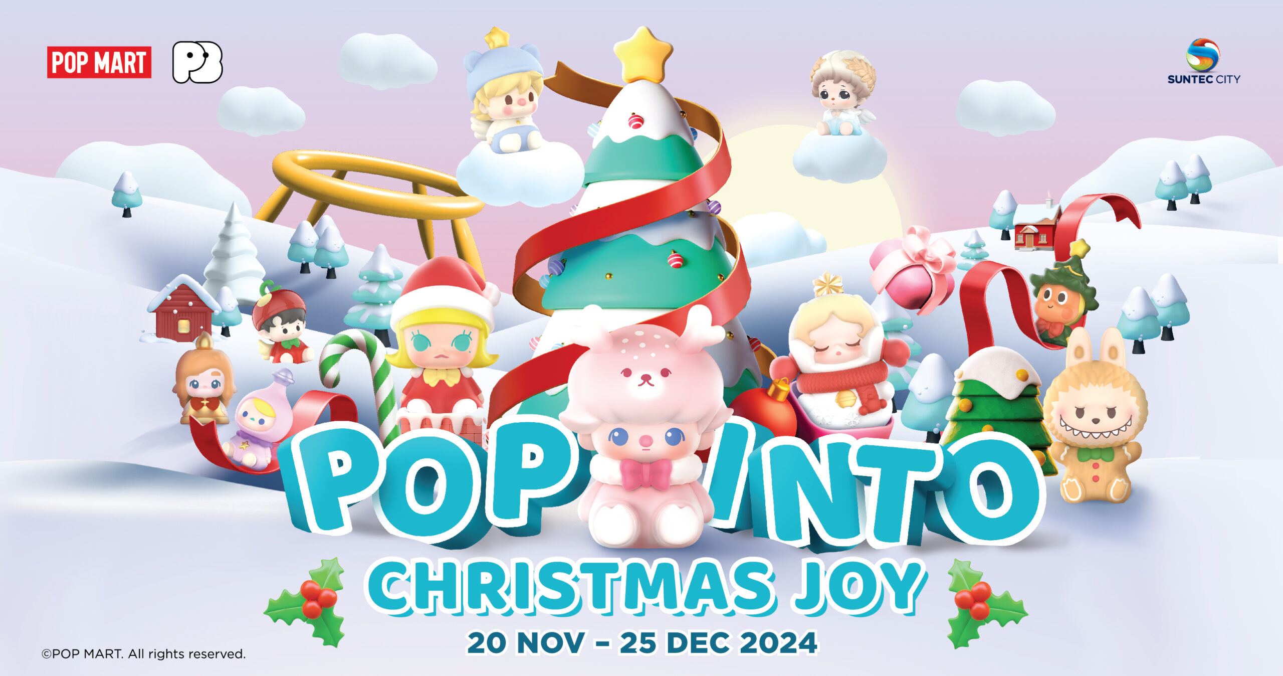 Suntec City Pops into Christmas Joy with Singapore’s First POP BEAN Christmas Celebration