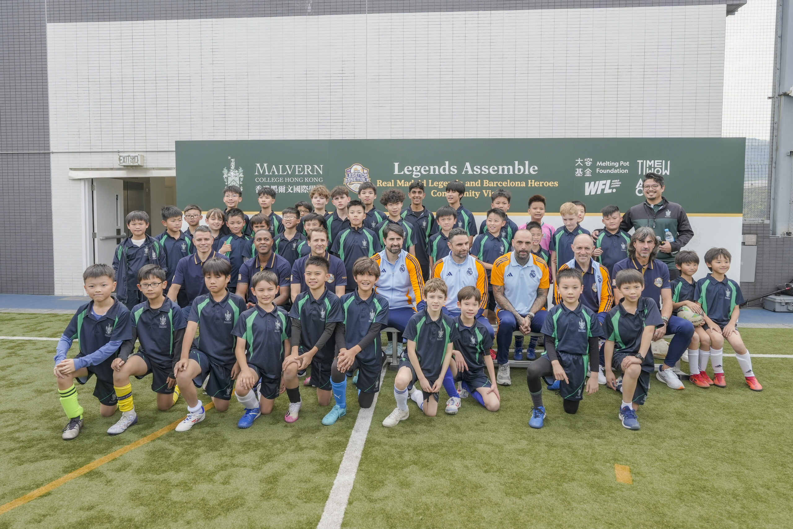 Legends Assemble: Real Madrid Legends and Barcelona Heroes’ Community Visit to Malvern College Hong Kong