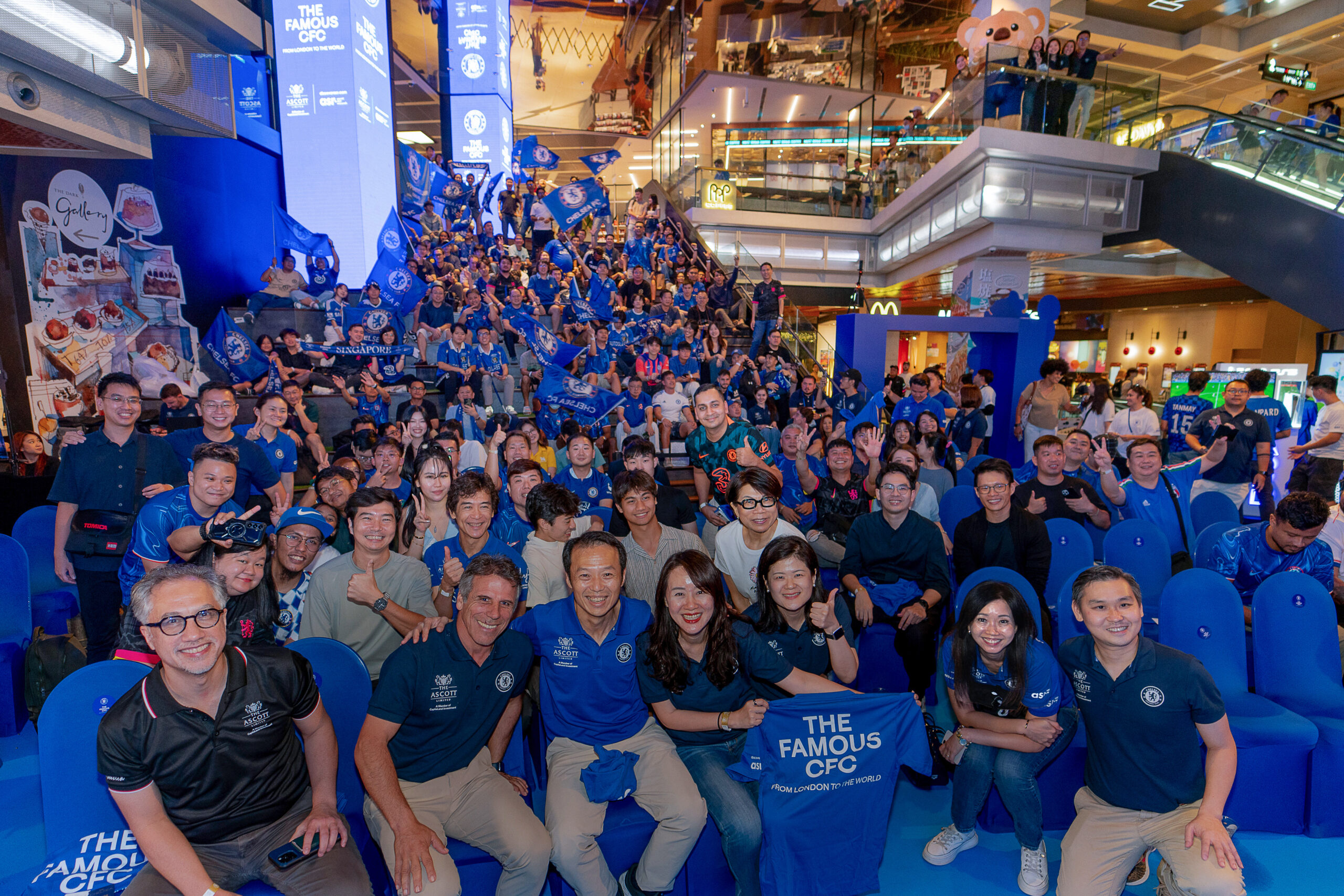 Chelsea And Ascott Celebrate Bringing The Famous CFC Fan Event To Singapore