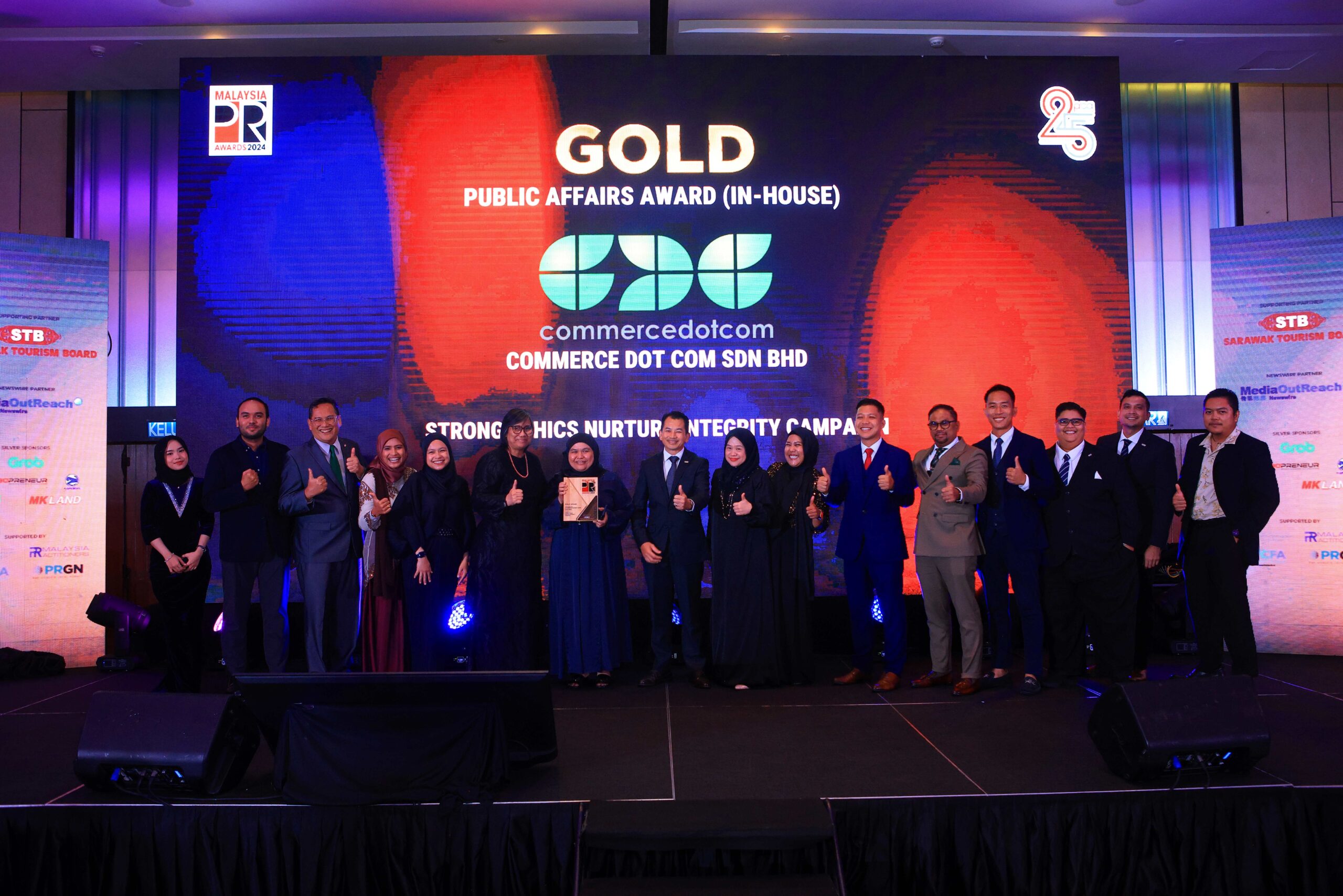 Commerce Dot Com Celebrates Landmark Feat with Triple Gold Victory at MPRA 2024