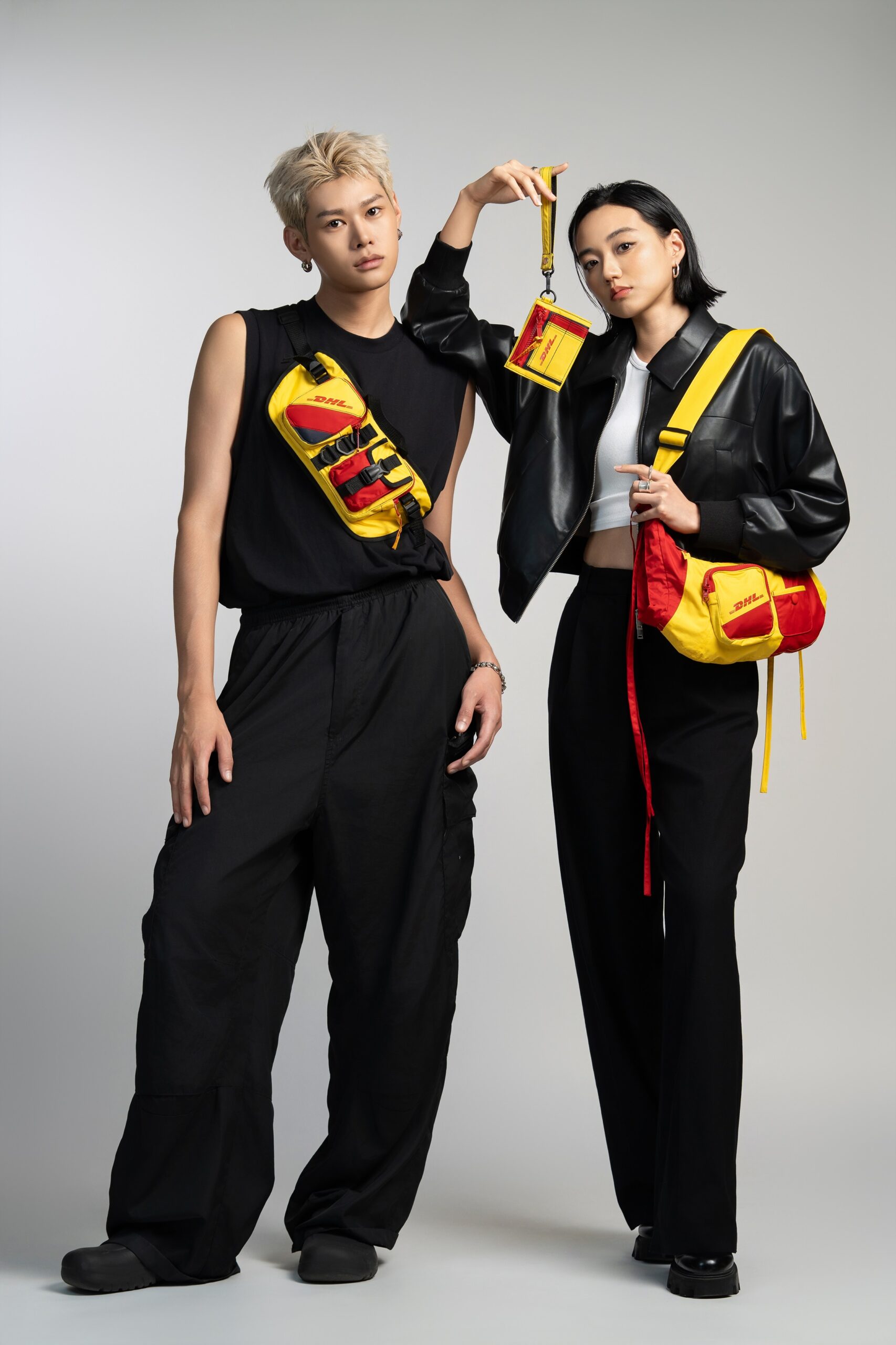 DHL refashions retired DHL courier uniforms for a charitable cause