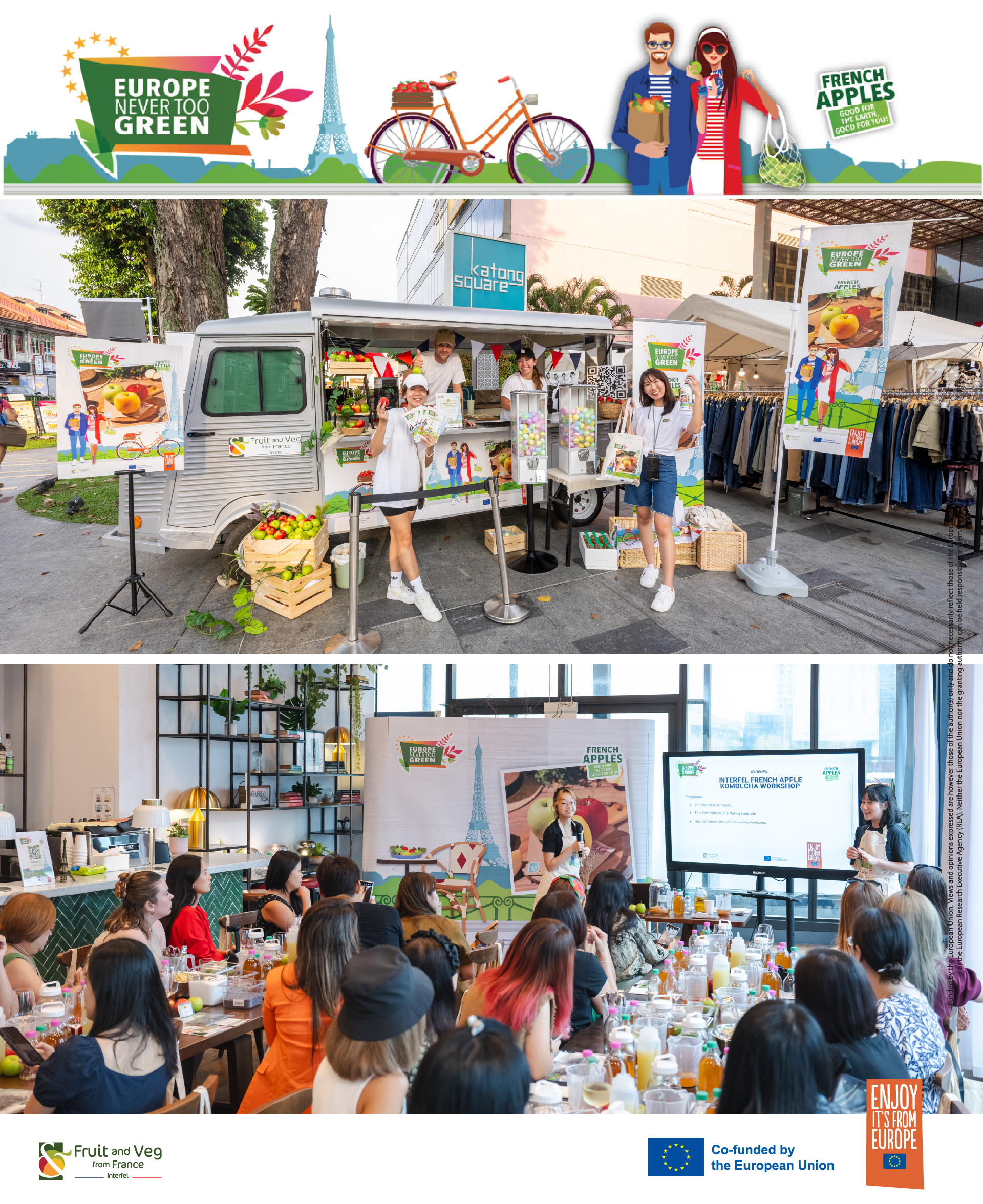 Fresh from France: Sustainable Apple Delights Mark Great Success in Singapore