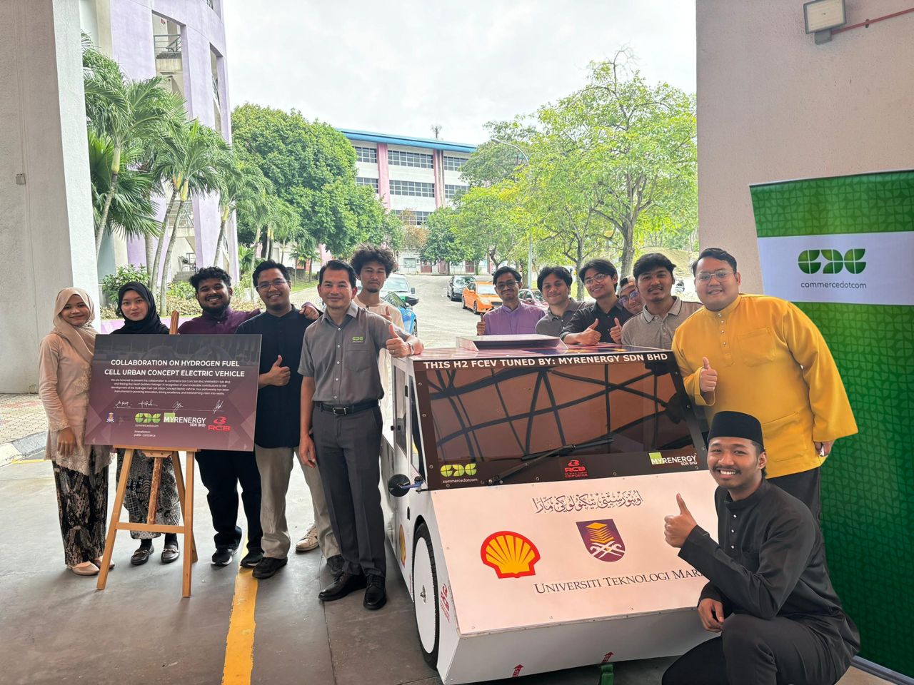 CommerceDotCom (CDC) Supports UiTM’s Hydrogen-Powered Urban Concept Vehicle for Shell Eco-Marathon 2025