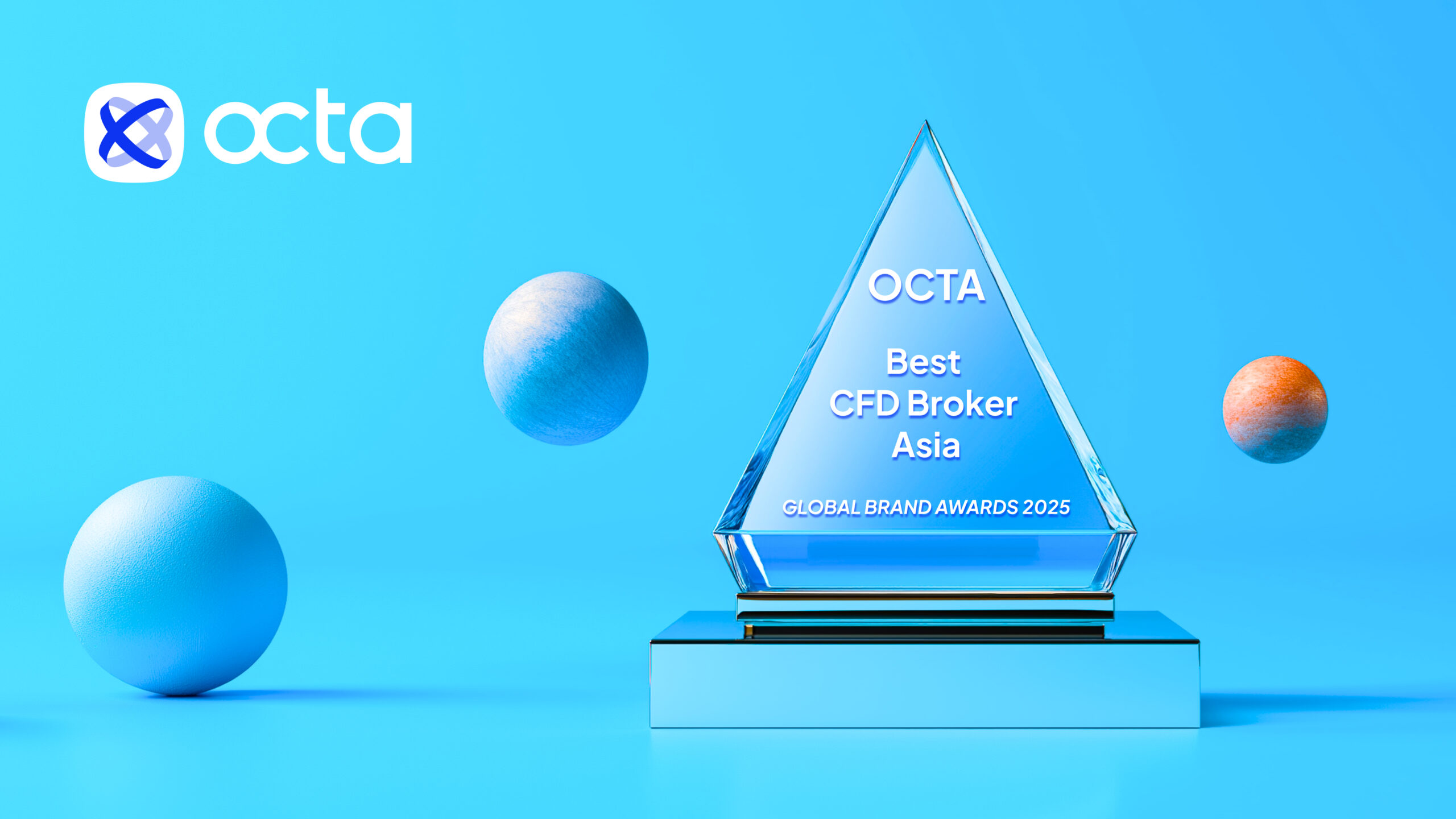 Octa broker receives the ‘Best CFD Broker Asia 2025’ award