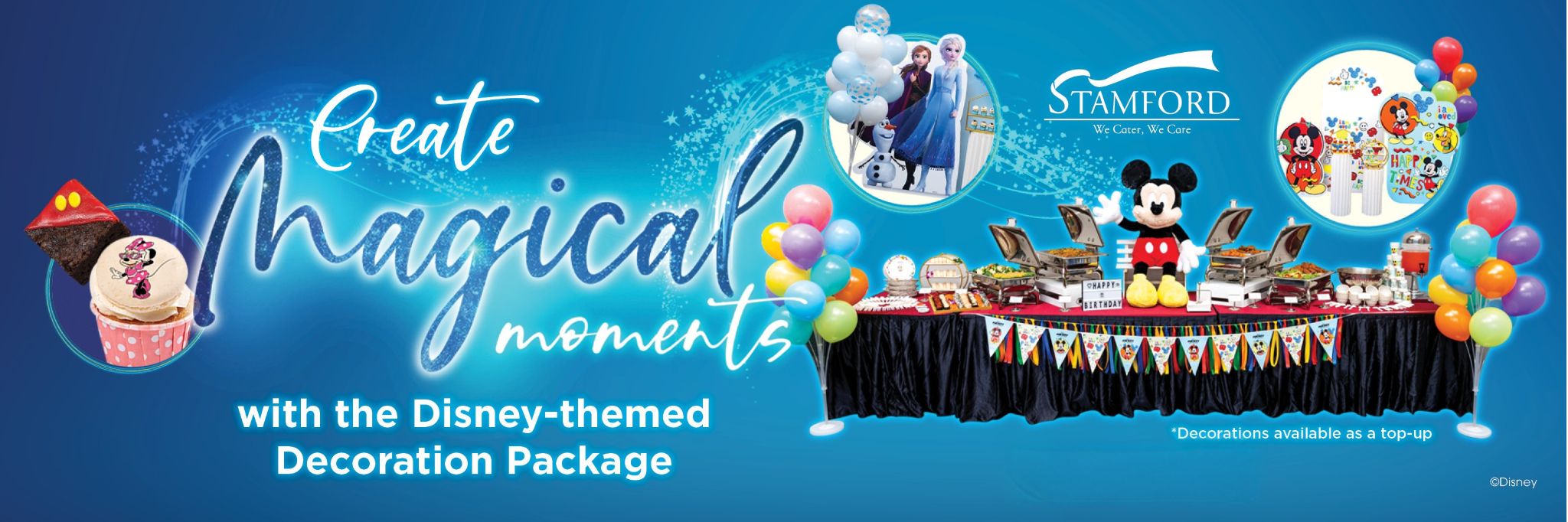 Stamford Catering Launch its all-new Disney-themed Decoration Packages