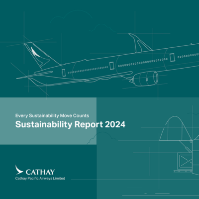 Cathay continues its sustainability efforts as it builds momentum for future development