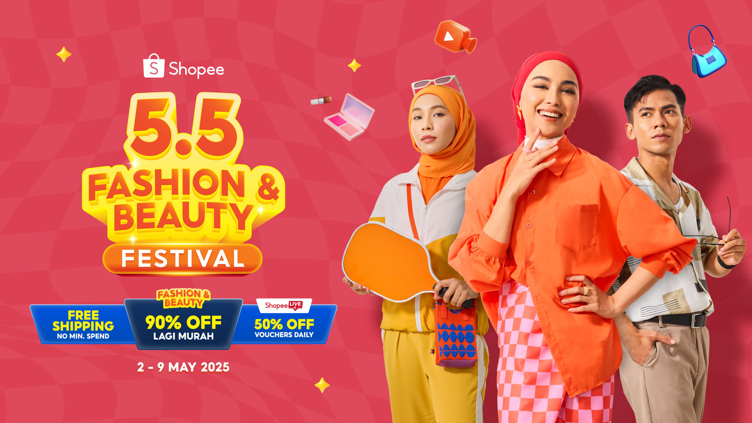 Shop Lagi Murah With Shopee 5.5 Fashion & Beauty Festival