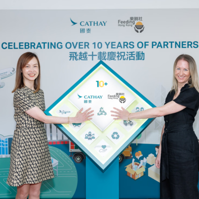 Cathay and Feeding Hong Kong celebrate over 10 years of being a positive force for the community together