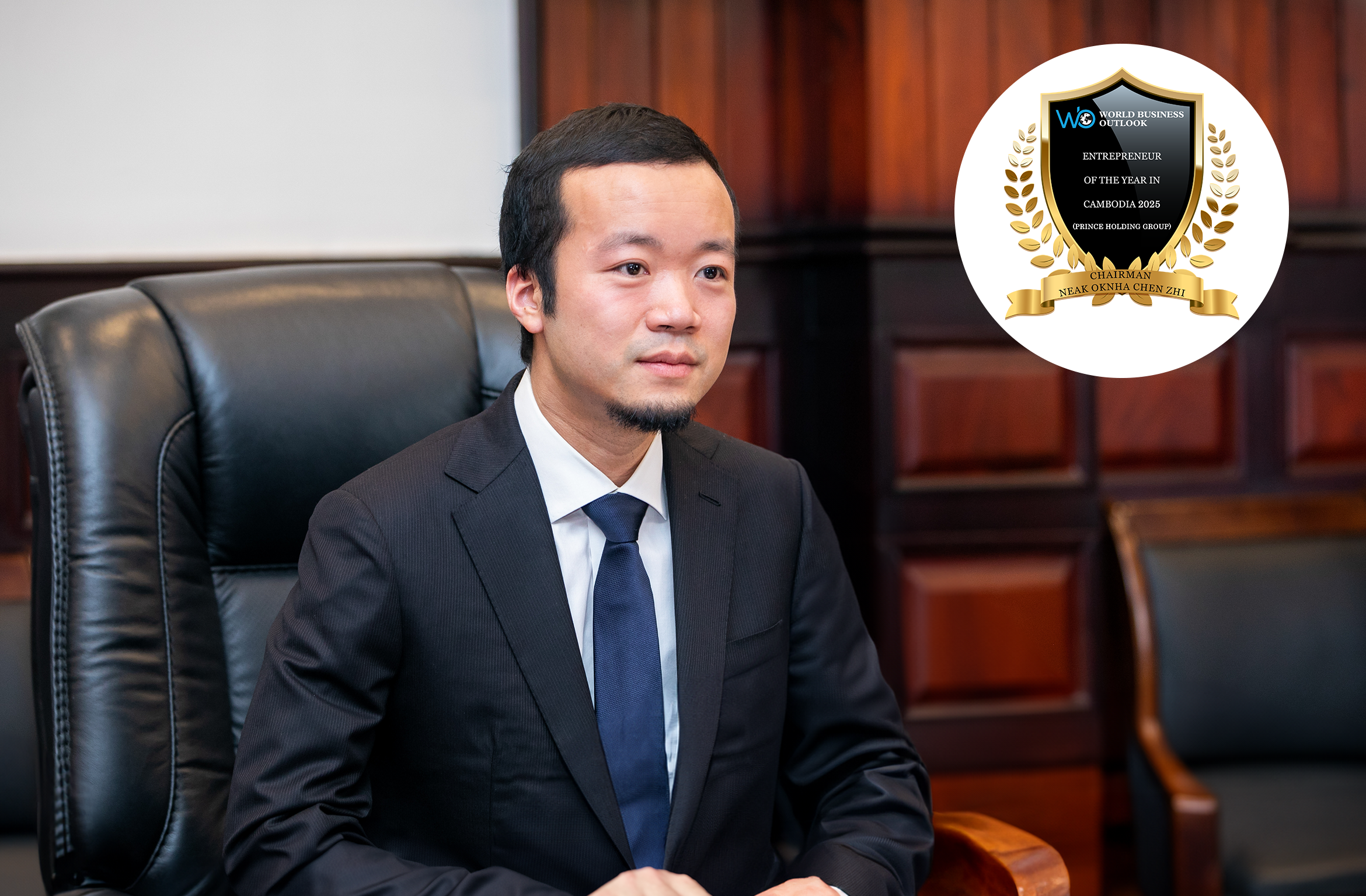 Chairman Chen Zhi Named Cambodia’s Entrepreneur of the Year, Prince Holding Group Recognized for Scholarship Program
