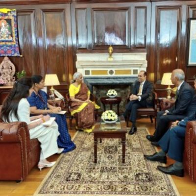 Prudential plc CEO Expresses Strategic Commitment to India in Meeting with Union Finance Minister Nirmala Sitharaman