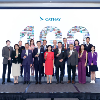 The Cathay Group celebrates the milestone of reaching 100 global destinations in June