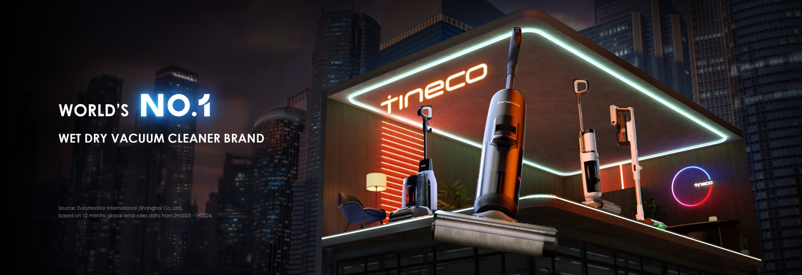 Tineco Recognised as Global Leader in Emerging  Floor Washer Category