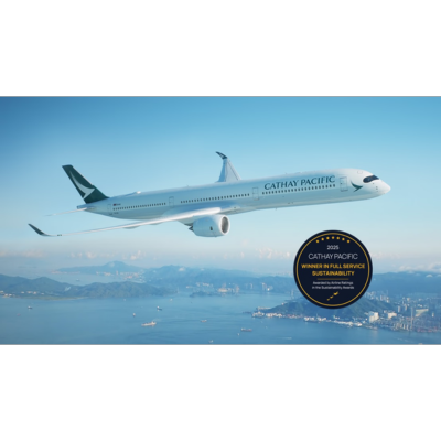 Cathay named a winner in Airline Ratings’ 2025 Sustainability Awards