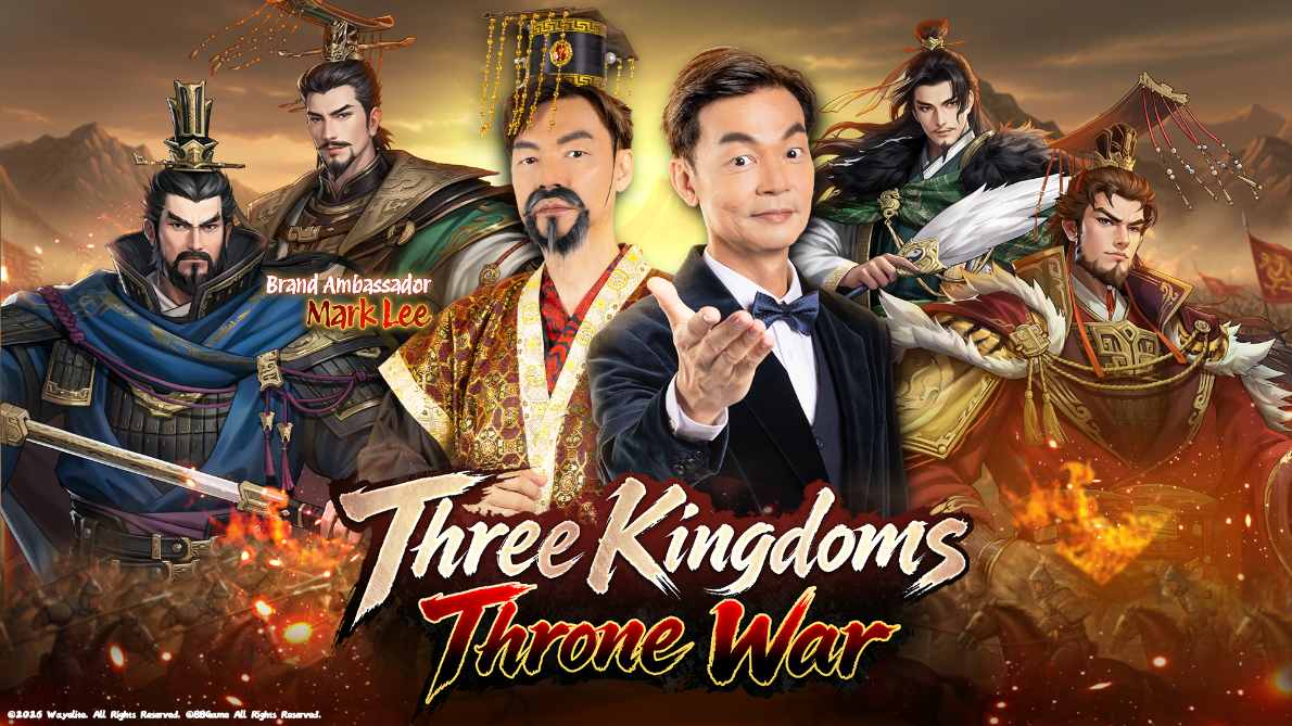 Three Kingdoms: Throne War Opens Pre-Registration Across Six Southeast Asian Markets  Featuring Mark Lee as the Witty Alliance Lord